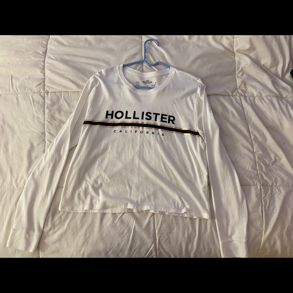 striped long sleeve graphic tee